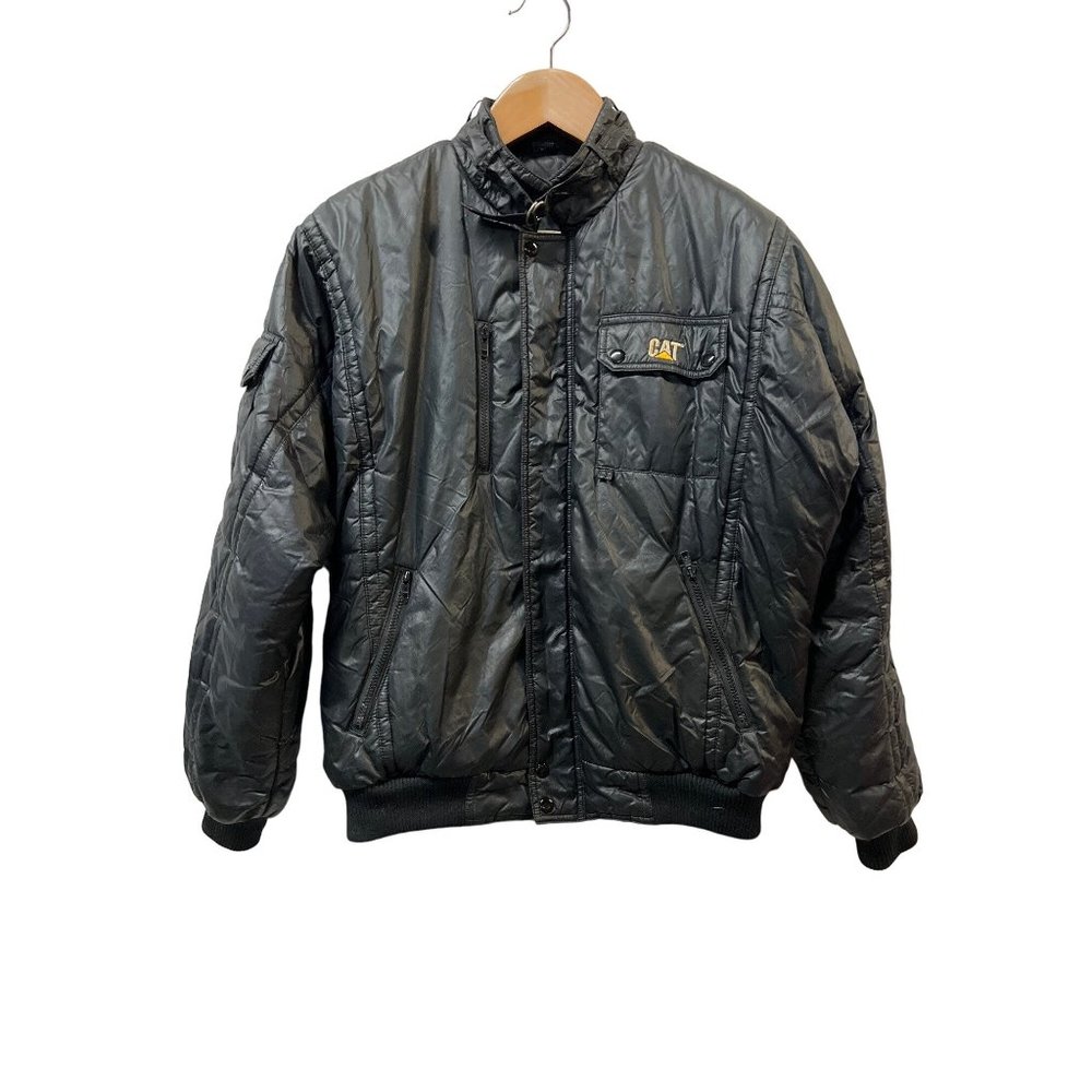 CAT Licensed Merchandise Caterpillar Turning Point Vintage Nylon Puffer Jacket